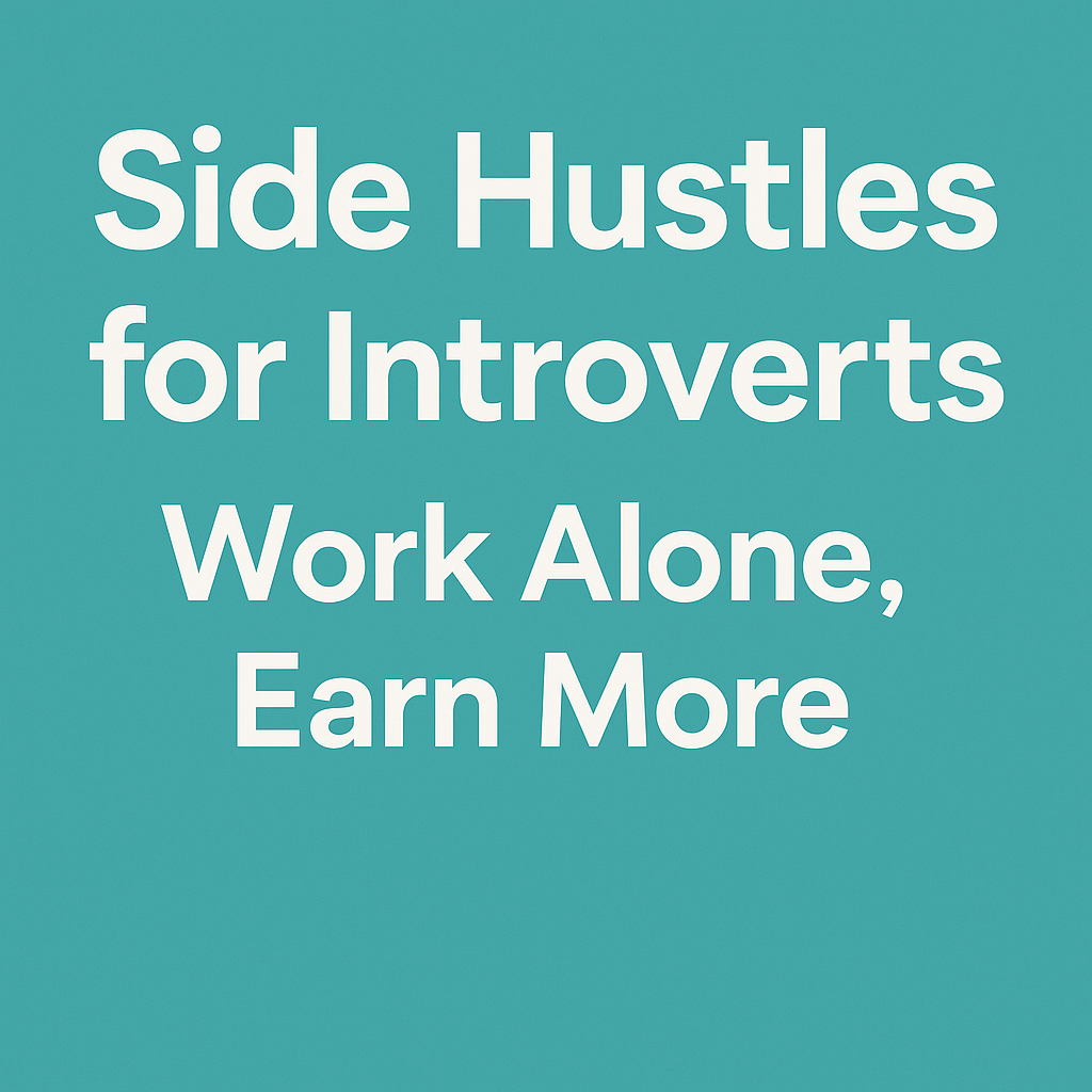 side hustles for introverts